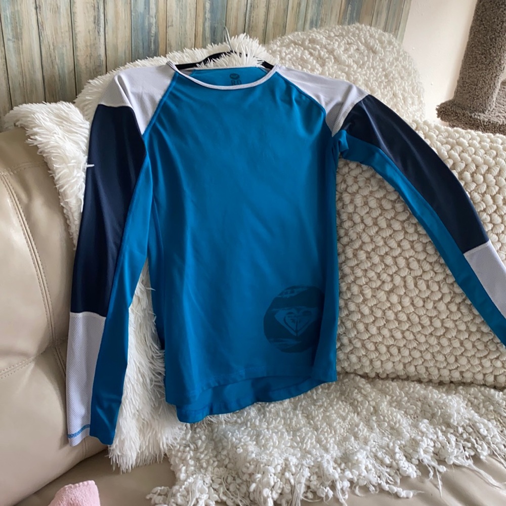 Roxy Small L/S Rash Guard Never Worn in the Water!